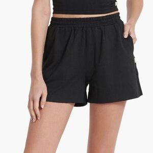 Vuori Women's Athletic Black Boyfriend Shorts